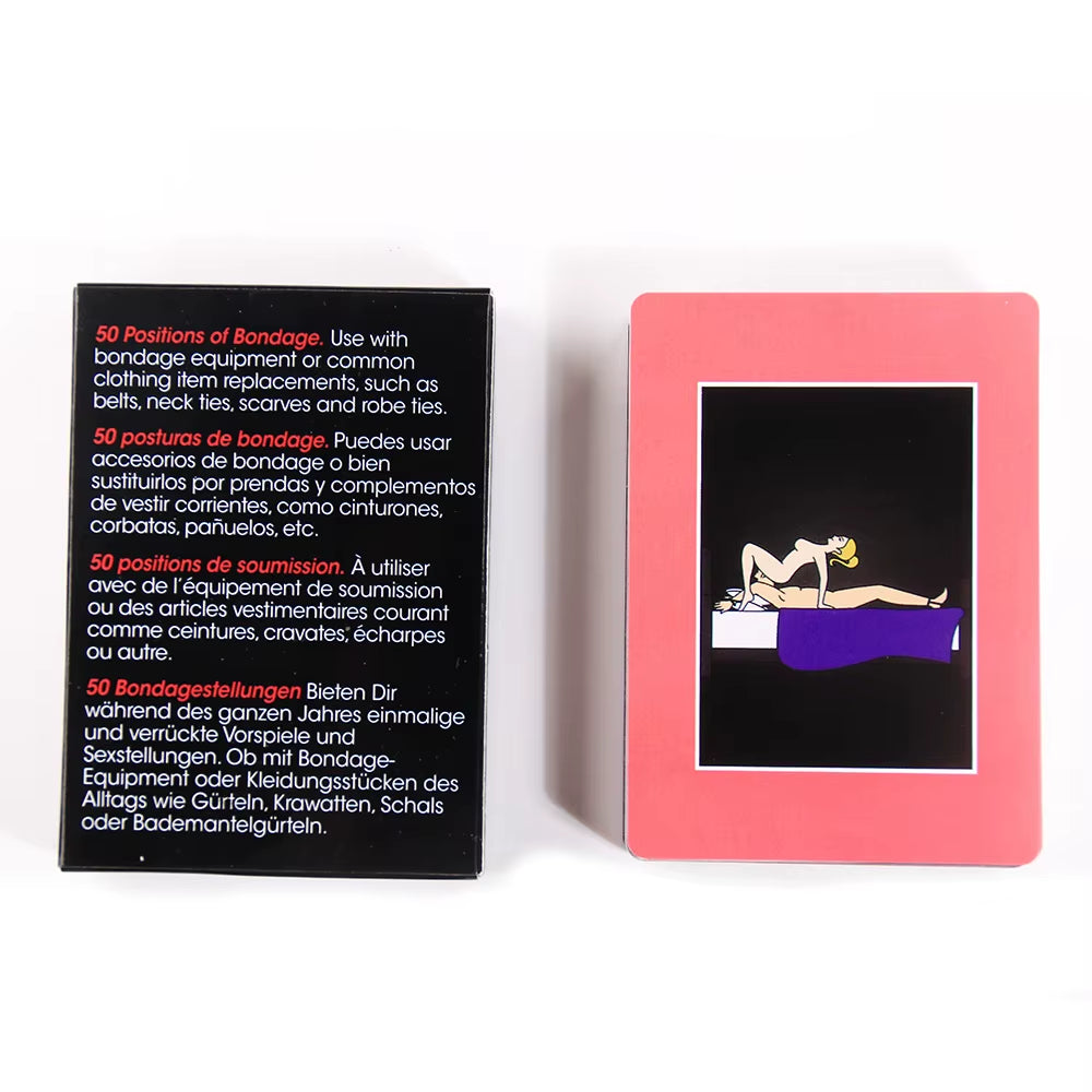 Erotic Bedroom Play Cards – English & Spanish Roleplay Deck
