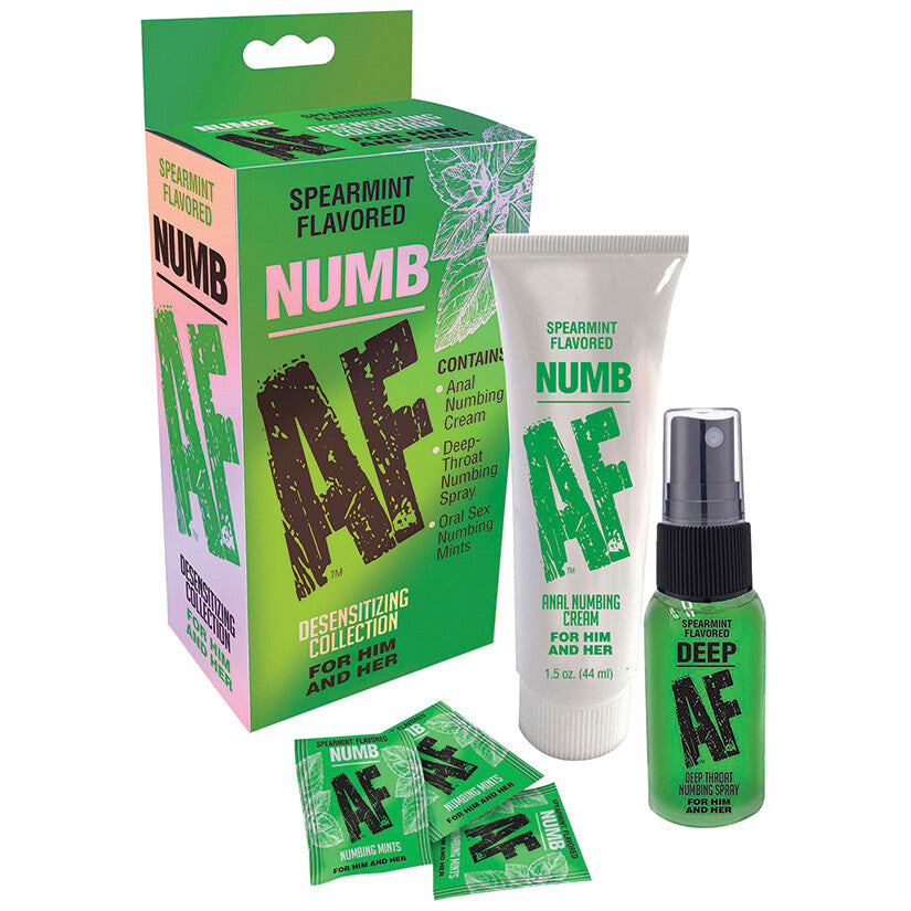 Deep AF Flavored Deep Throat Oral Sex Desensitizing Numb Numbing Spray 1 Oz