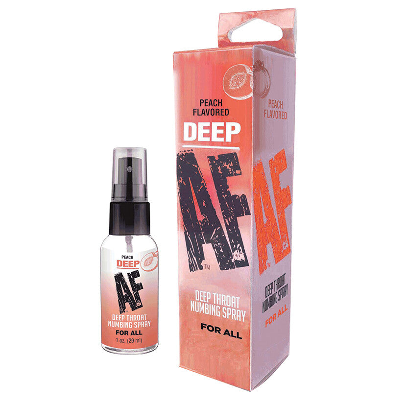 Deep AF Flavored Deep Throat Oral Sex Desensitizing Numb Numbing Spray 1 Oz