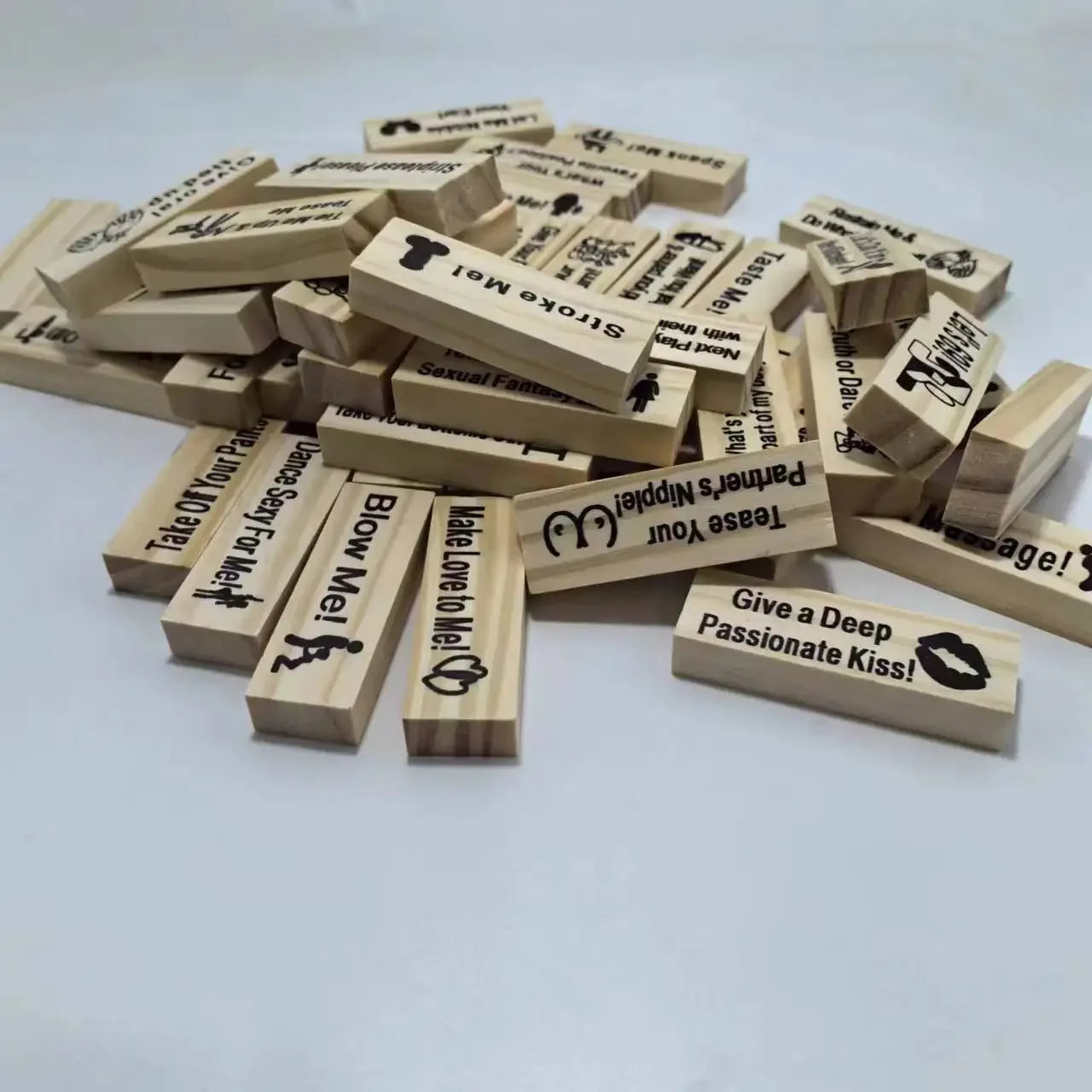 Naughty Tower – 48-Piece Adult Stacking Game for Couples & Parties