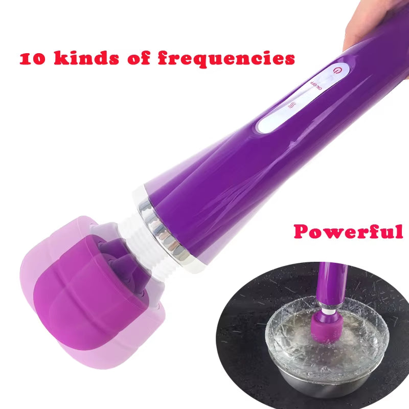 Magic Wand Vibrator – Powerful AV Stick for Clitoral & G-Spot Stimulation