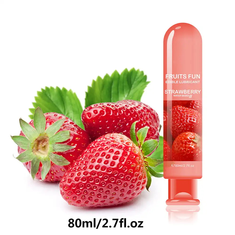Smooth & Juicy – 80ml Flavored Lubricant for Sensual Massage & Toys