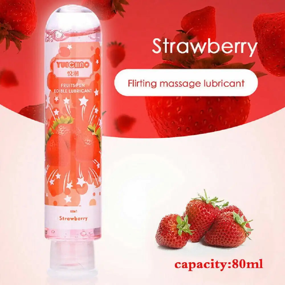 Smooth & Juicy – 80ml Flavored Lubricant for Sensual Massage & Toys