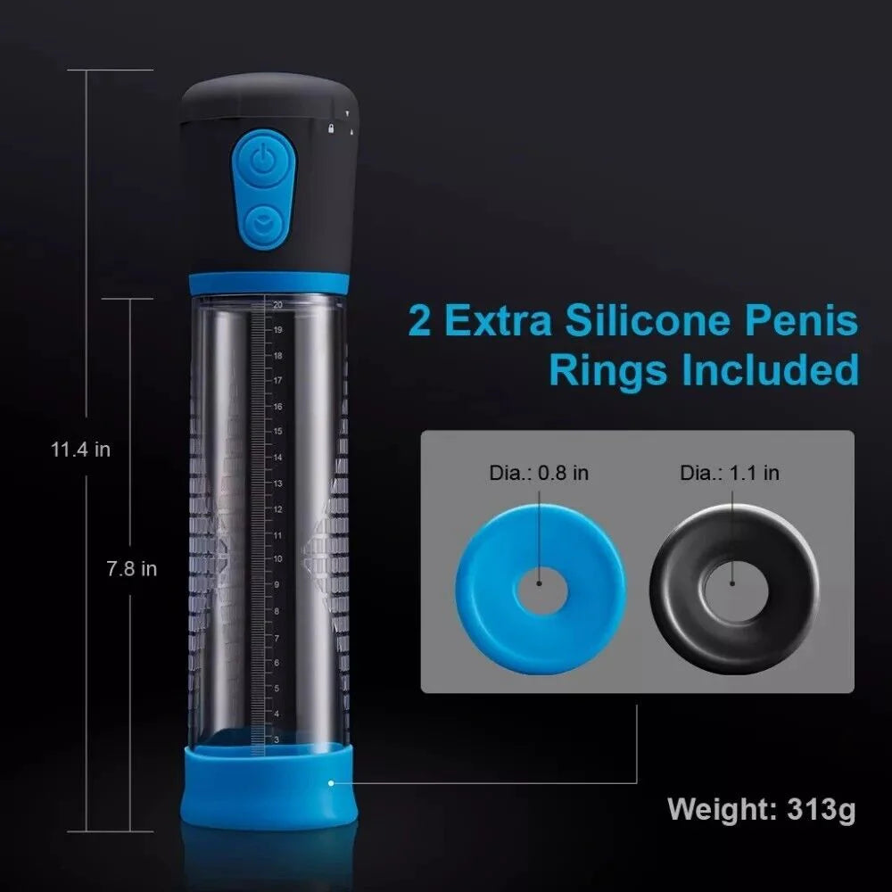 Vacuum Penis Pump for Male ED Enhancement Erectile Enlargement Penis Enlarger BG