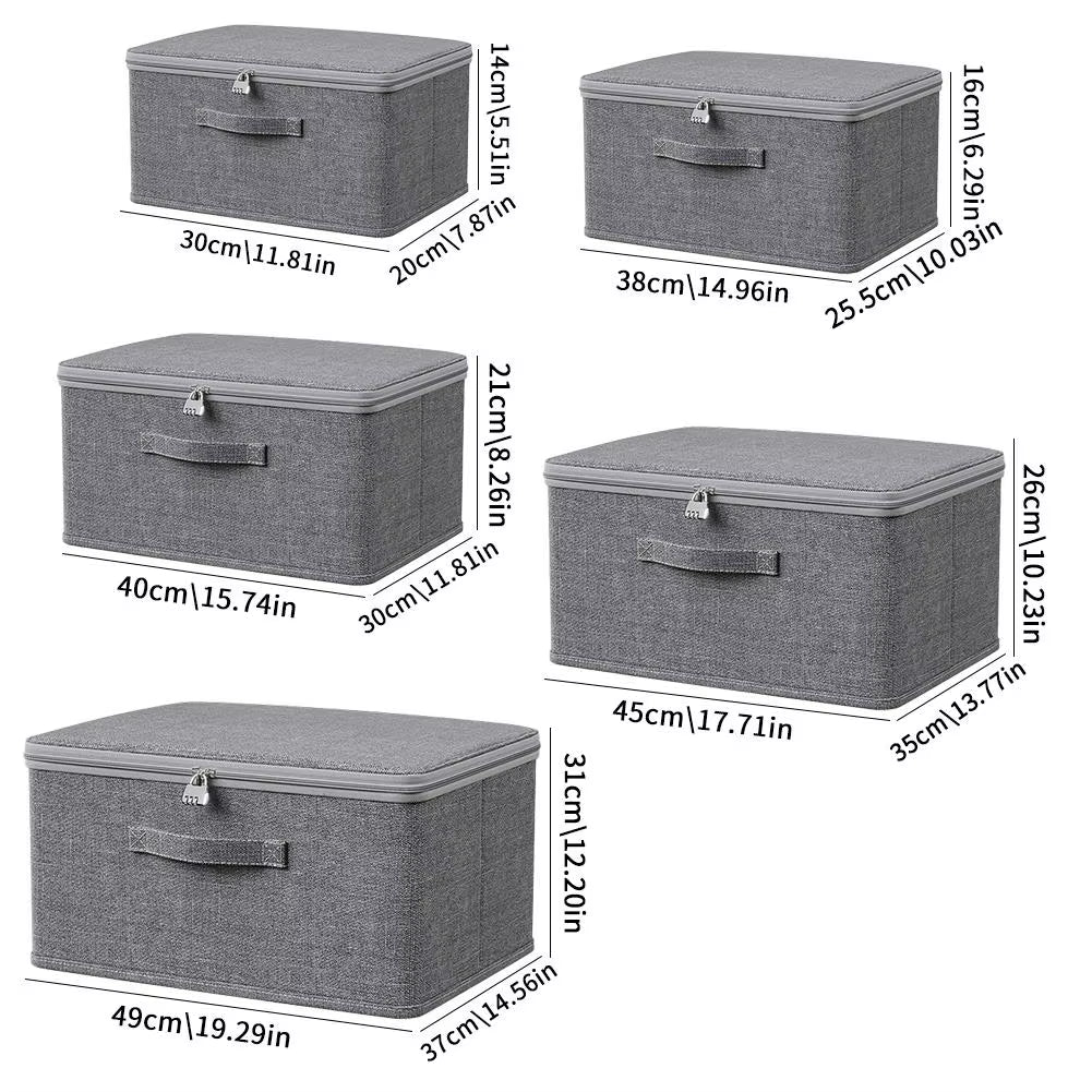Password Lock Privacy Toy Storage Boxes