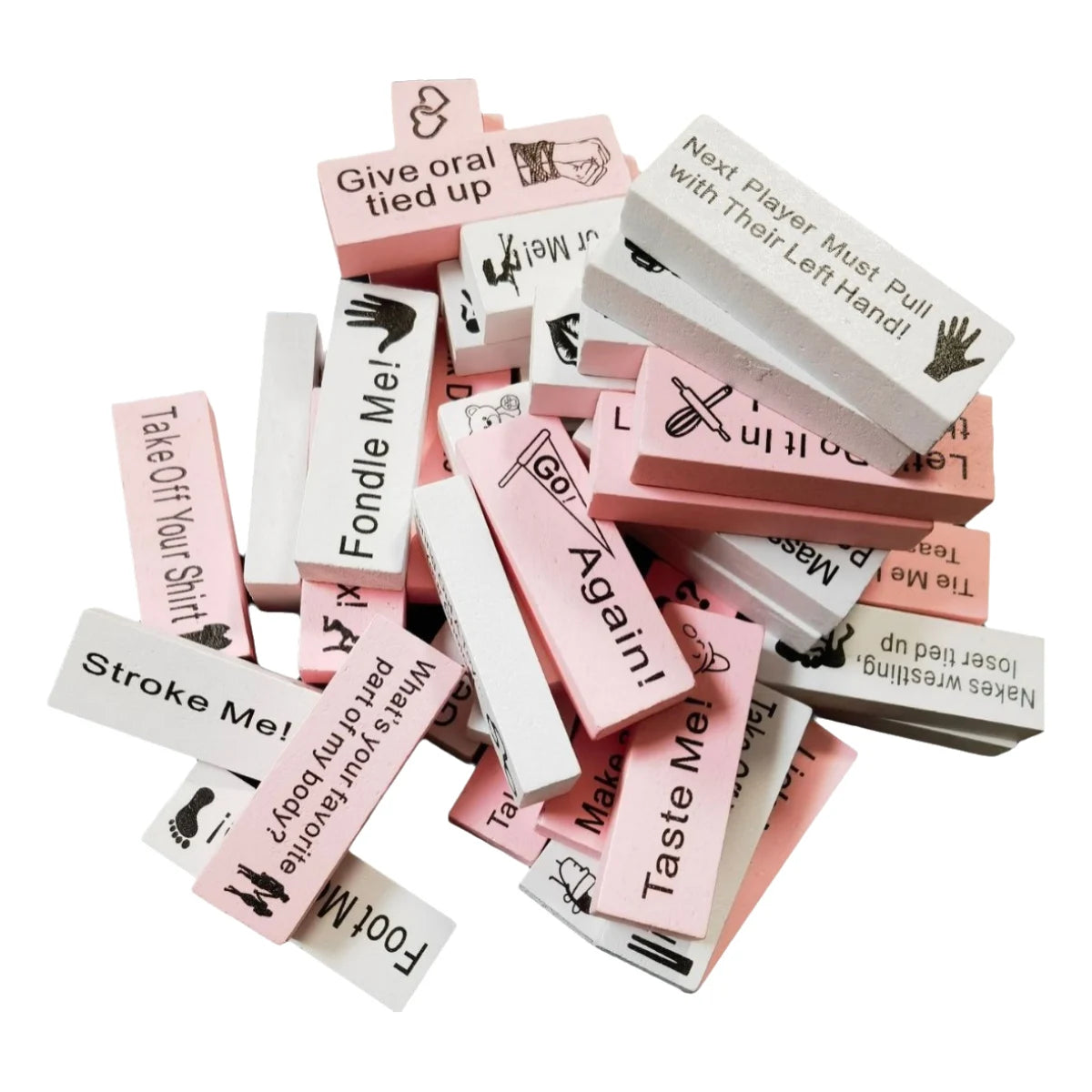 Naughty Tower - 48pcs Adult Stacking Game For Couples & Parties