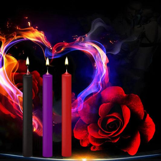 Ignite Your Passion: 3Pcs Low Temperature Romantic Candles for Couples - Perfect for Flirting and Relaxation