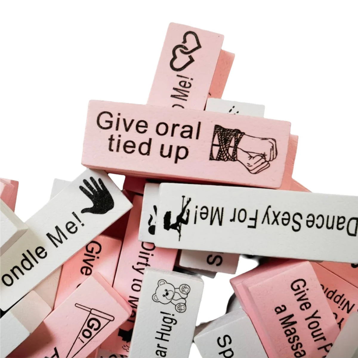 Naughty Tower - 48pcs Adult Stacking Game For Couples & Parties