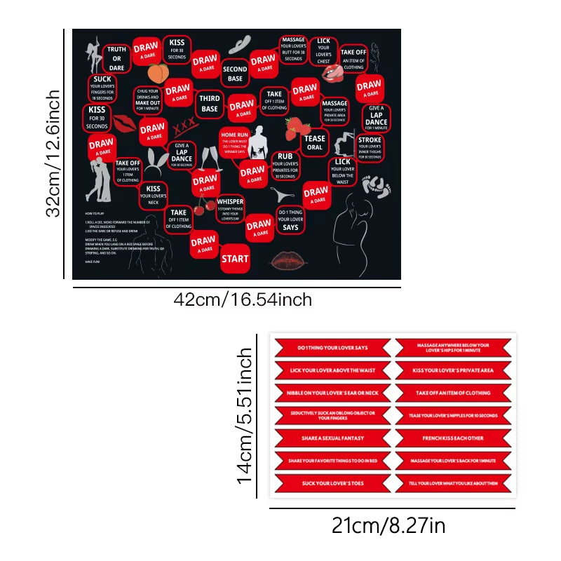 Adult Couple Board Game