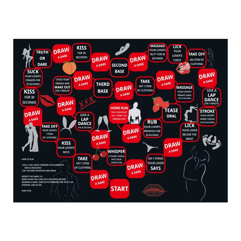 Adult Couple Board Game