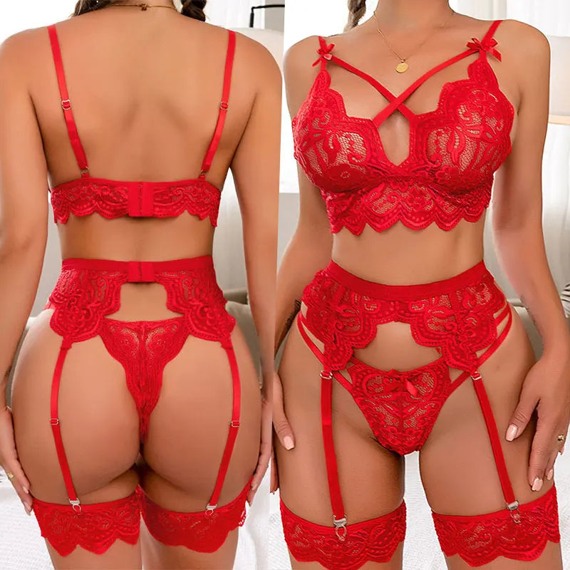 Lingerie & Suspender Set